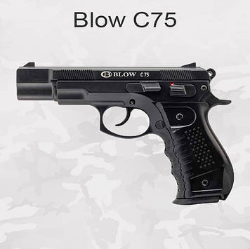 Стартовий пістолет Blow C75 (Black) Сигнальний пістолет Blow C75 Шумовий пістолет Blow C75