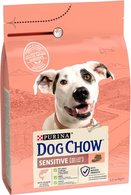Сухий корм для дорослих собак Dog Chow Sensetive 2.5 кг (лосось)
