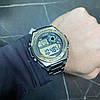 Годинник наручний чоловічий сталевий Casio оригінал, електронний годинник водонепроникний протиударний з підсвічуванням, фото 10