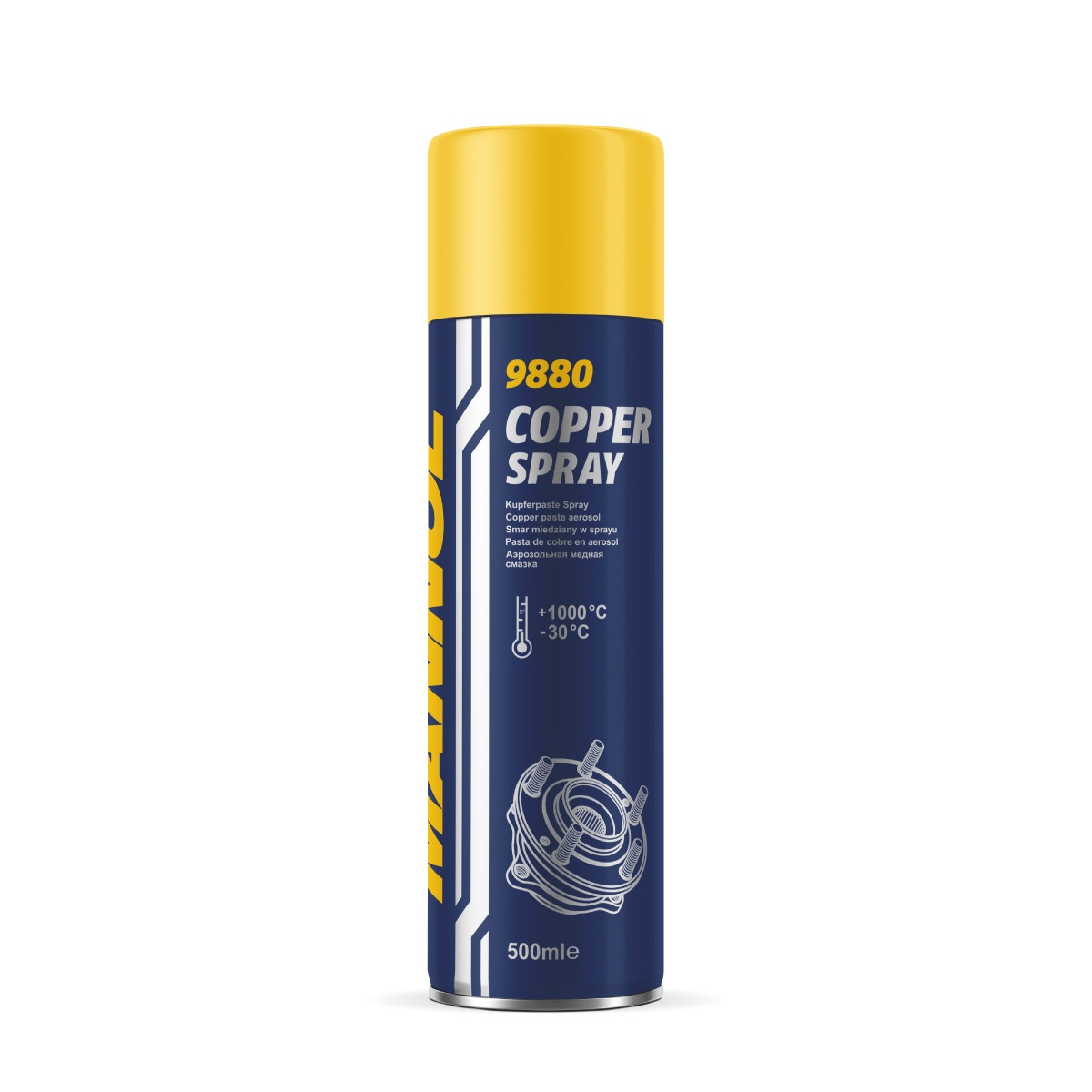 Мастило мідне монтажне Mannol 9880 Copper Spray 500 мл