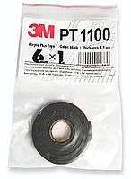 Автомобільний двосторонній скотч 3М Plus 6мм x x 1м 1.1 мм чорний