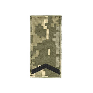 Погон на липучці "Старший солдат" — Pixel MM14 (10 * 5 см)