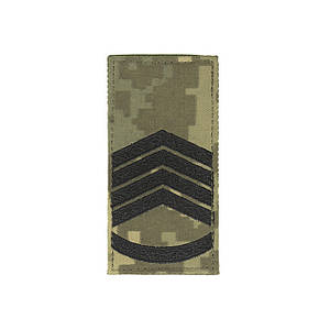 Погон на липучці "Головний сержант" — Pixel MM14 (10 * 5 см)