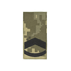 Погон на липучці "Штаб-сержант" — Pixel MM14 (10 * 5 см)