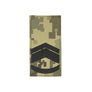 Погон на липучці "Майстер-сержант" — Pixel MM14 (10 * 5 см)