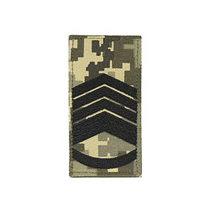 Погон на липучці "Головний майстер-сержант" — Pixel MM14 (10 * 5 см)