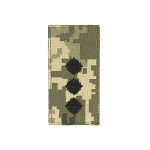 Погон на липучці "Старший лейтенант" — Pixel MM14 (10 * 5 см)