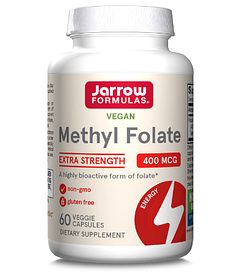 Метилфолат (фолієва кислота) метил фолат (Methyl Folate) Jarrow Formulas 400 мкг 60 рослинних капсул