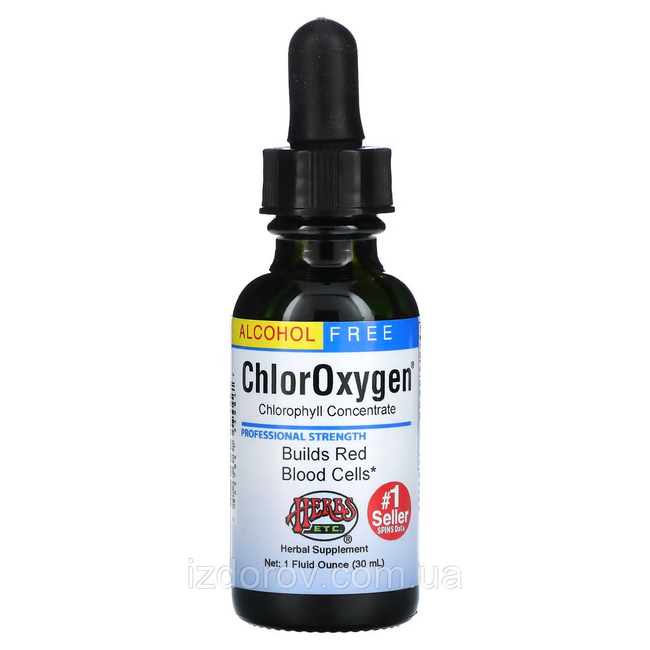 Концентрат хлорофілу Herbs Etc ChlorOxygen Chlorophyll Concentrate без спирту 30 мл