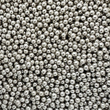 Цукрові кульки срібні 7 мм