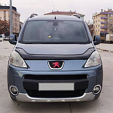 Дефлектор капота, мухобійка Peugeot Partner 2009 - 2015 TAN24