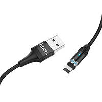 Кабель Hoco U76 Pisces Cable USB to Lightning 3A 1,2m Black