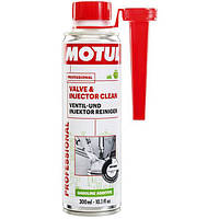 Очиститель клапанов и инжекторов для бензина Motul Valve and Injector Clean Pro (102515/108123) 300мл