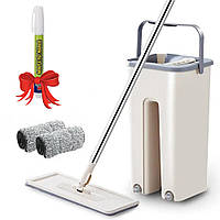 Швабра лентяйка Scratch Cleaning Mop + Подарок Карандаш для плитки Grout-Aide № K12-69 / Набор для уборки