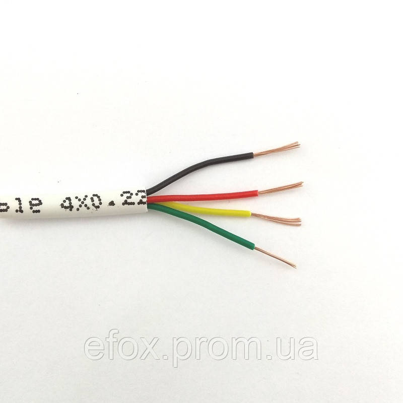 Купить Кабель сигнальный 4x0.2mm2 CCA неэкранированный, цена 5.15 ...