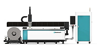 Волоконний лазерний верстат з ЧПУ для різання металу ADLT 1530 T з труборізом