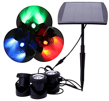 Підводний світильник на сонячній батареї АМФІБІЯ RGB