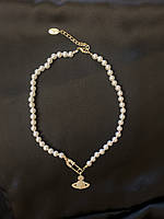 Брендовое колье Vivienne Westwood булавка ожерелье Вивьен Вествуд