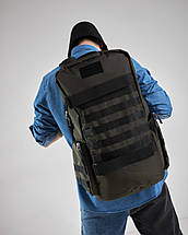 Рюкзак тактичний Kiborg на 36 літрів, дорожній тревел, колір хакі, фото 3