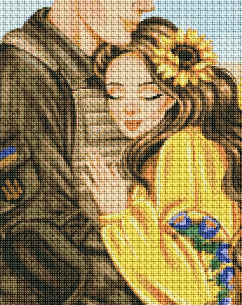 Алмазна мозаїка Патріотична Найрідніші обійми Захисника ©krizhanskaya 40х50 Идейка (AMO7408)