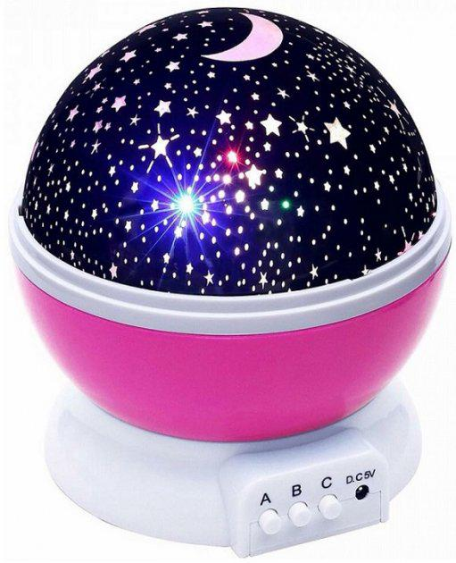 Світлодіодний нічник проектор зоряне небо SmartUS Star Master Pink