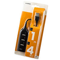 USB Hub XD4 4 PORT 0.5m черный