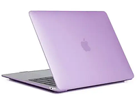 Защитный фиолетовый матовый чехол Hard Shell Case для MacBook New Air 13" матовая накладка для Макбук Эир