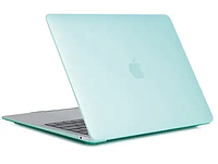 Защитный бирюзовый матовый чехол Matte Hard Shell Case для MacBook New Air 13" матовая накладка для Макбук Эир