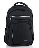 Городской стильный мужской повседневный рюкзак WenHao с отделением для ноутбука черный