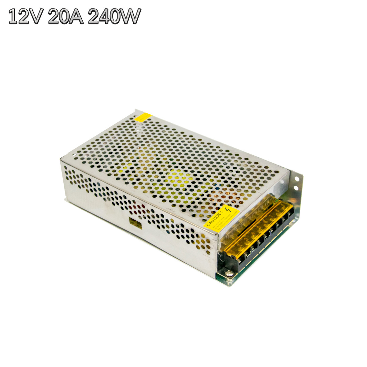 Імпульсний блок живлення 12В 20А 240Вт AC-DC Power Supply "S-240-12" імпульсне джерело живлення