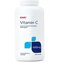 Витамин C GNC Vitamin C 1000mg 500 veg caplets (термін 08/24 включно)