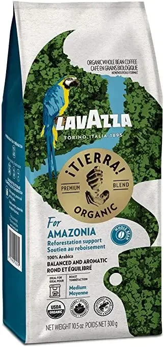 Кава мелена Lavazza Tierra Amazonia 180 г Арабіка Лаваца фруктово-квіткові нотки