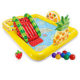 Ігровий центр INTEX "Фрукти" з гіркою  в коробці 57158, фото 2
