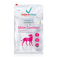 Корм для собак при дерматозах и чрезмерном выпадении шерсти MERA MVH Skin Control 3 кг