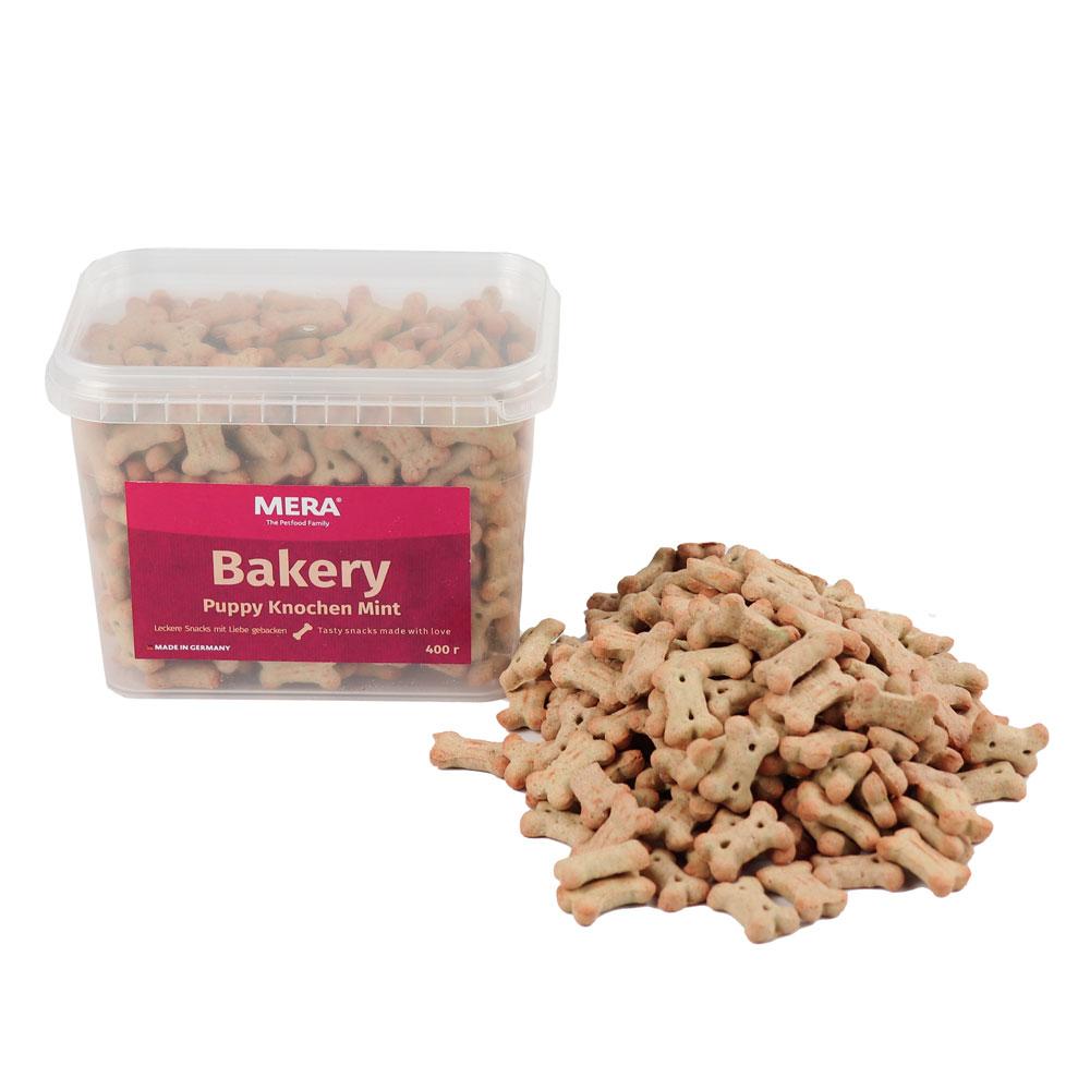 Ласощі для цуценят MERA Puppy Knochen Mint м'ятні кісточки (2,2см) 400 г