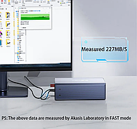 Зовнішня кишеня Acasis EC-7352 RAID Метал USB 3.0/2 для HDD 3.5", фото 2