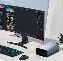 Зовнішня кишеня Acasis EC-7352 RAID Метал USB 3.0/2 для HDD 3.5", фото 4