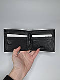 Шкіряний чоловічий гаманець Boss 5530 на магнітній застібці, фото 4