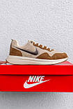 Кросівки чоловічі Nike бежеві модні весна літо стильні легкі молодіжні текстильні, фото 6