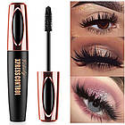 Туш для вій 4D Vibely Xpress Control, Чорна / Туш з ефектом об'єму 4D / Водостійка туш подовжуюча, фото 5