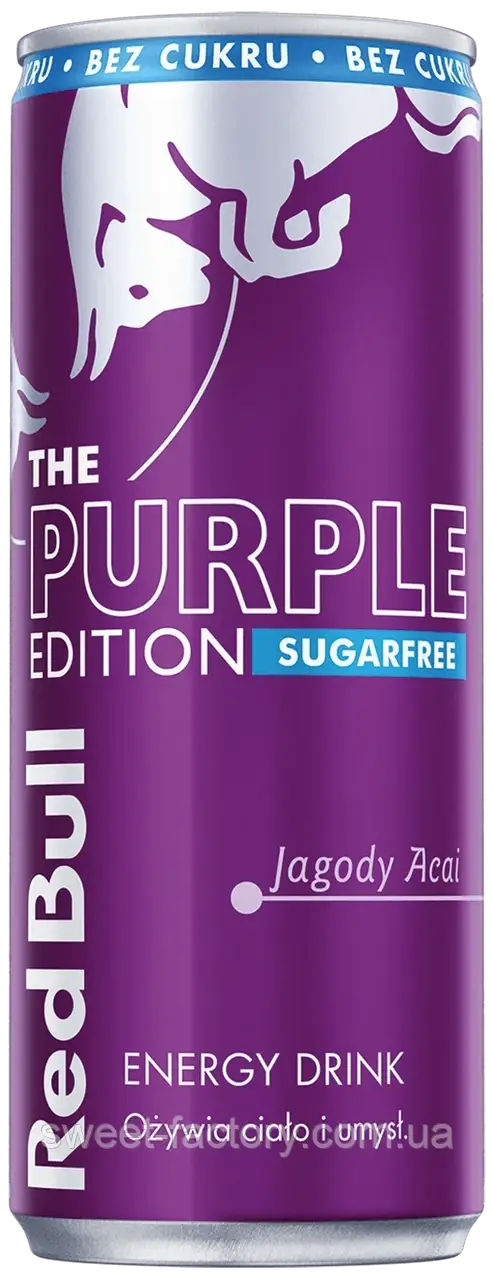 Енергетик Red Bull Energy The Purple Edition Acai Sugar Free 250ml, фото 1