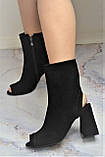 Черевики літні на високих підборах, фото 4
