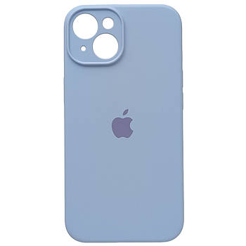 Чохол Silicone Full Camera для Apple iPhone 14 Light Blue