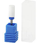 Фреза керамічна "Барабан" з синьою насічкою / Насадка для апаратного манікюру / Безпечна фреза, фото 5