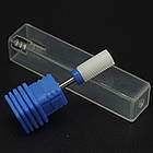 Фреза керамічна "Барабан" з синьою насічкою / Насадка для апаратного манікюру / Безпечна фреза, фото 6