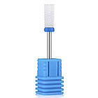 Фреза керамічна "Барабан" з синьою насічкою / Насадка для апаратного манікюру / Безпечна фреза, фото 8