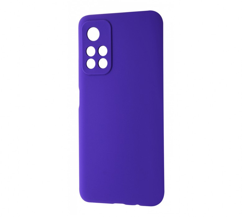 Чохол Silicone case Camera Protective для Xiaomi Poco M4Pro 5G Purple (14) фіолетовий