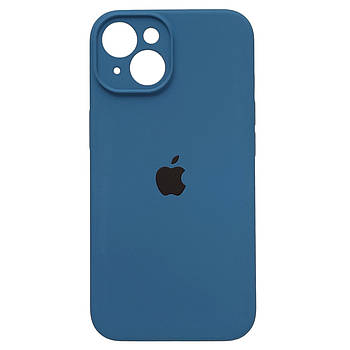 Чохол Silicone Full Camera для Apple iPhone 14 Blue Horizon