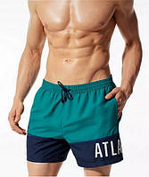 Мужские купальные пляжные шорты Atlantic KMB-183 L зеленый