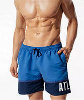 Мужские купальные пляжные шорты Atlantic KMB-183 XL синий